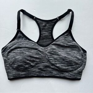 Size 1X/2X Danskin Now Black and Gray Sports Bra